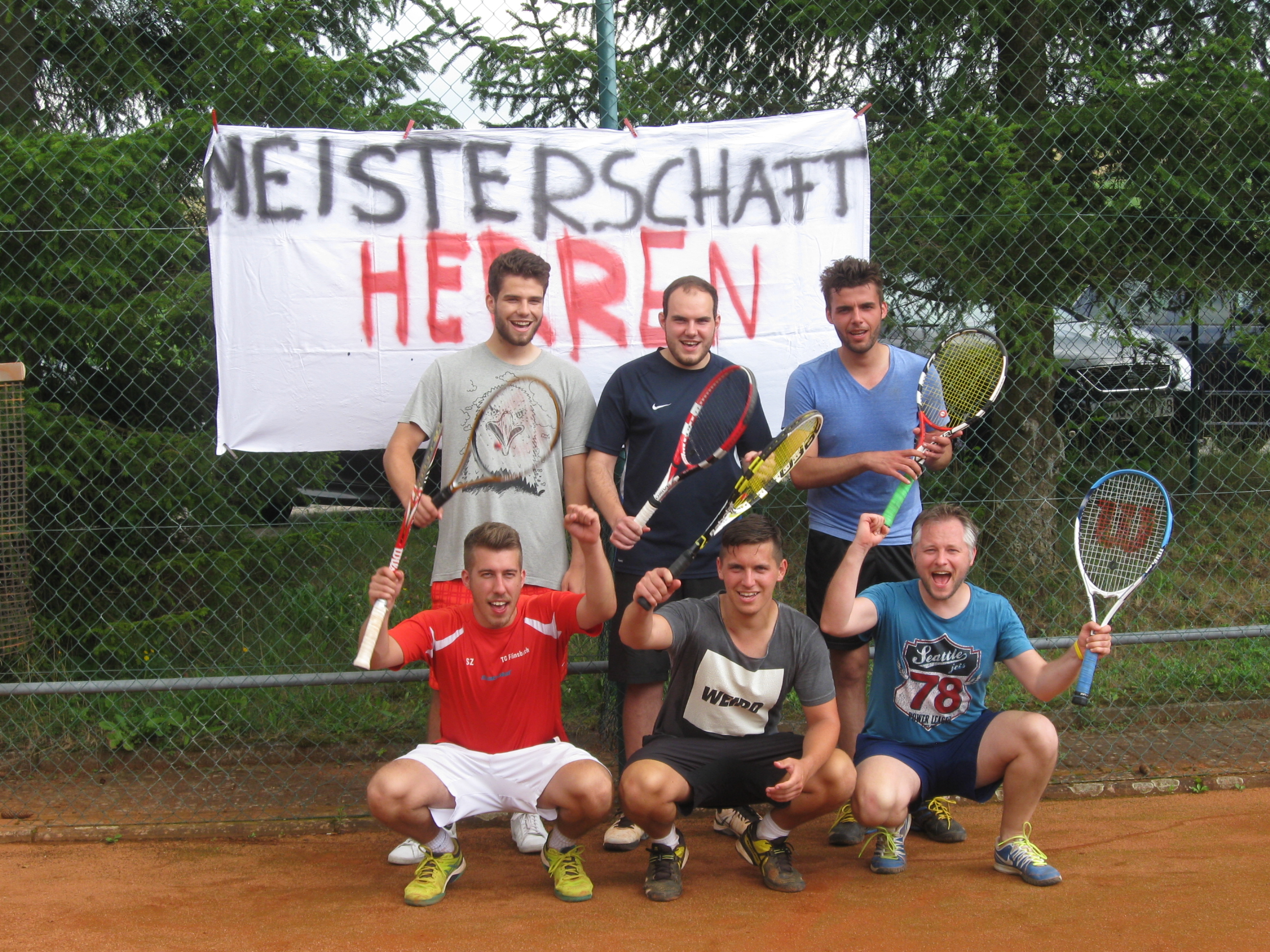 Die 2. Herrenmannschaft des TC Flinsbach sind Meister 2016