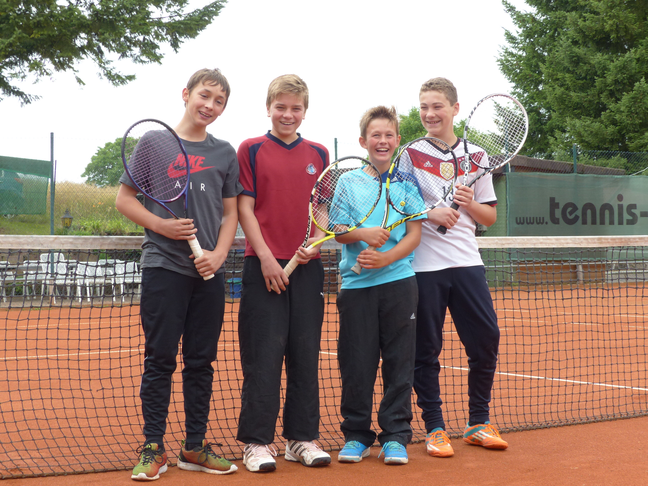Unsere jüngste Tennismannschaft U 14m
